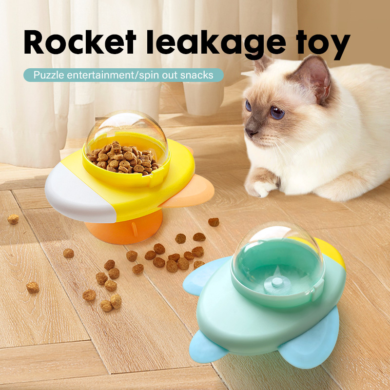 Dog Puzzle Feeder Toy - ألعاب تفاعلية للقطط، لعبة دوارة لتوزيع