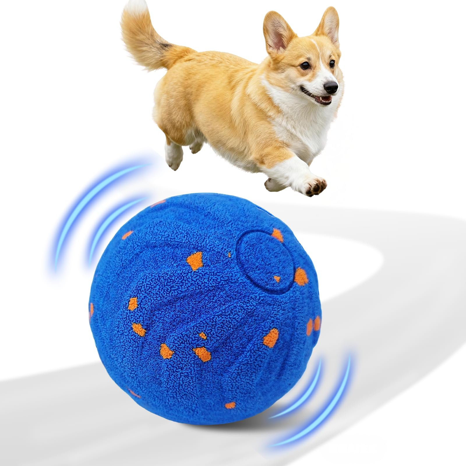Automatic Moving Dog Ball - كرة الكلب التفاعلية، ألعاب الكلاب التفاعلية