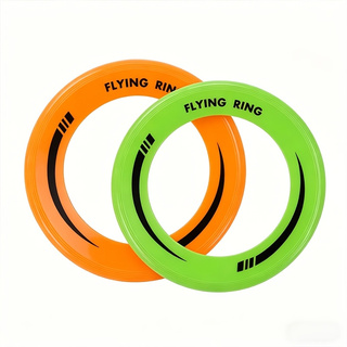 Flying Disc Dog Training Toy - قطعتان من حلقات الطيران المجوفة المصنوعة