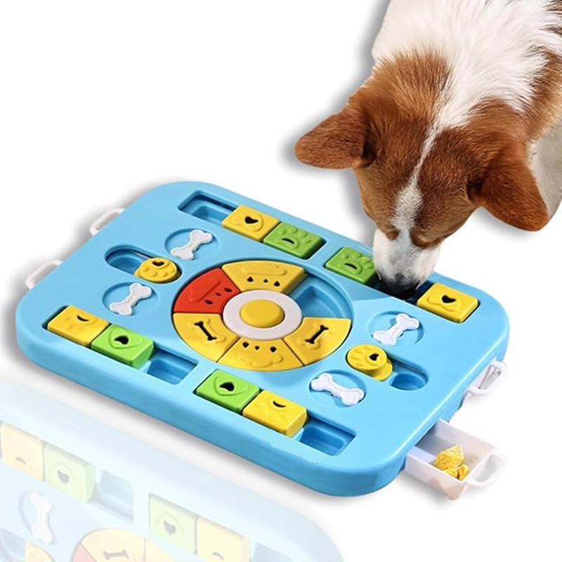 Dog Puzzle Feeder Toy - لعبة ألغاز تفاعلية للكلاب الكبيرة والمتوسطة