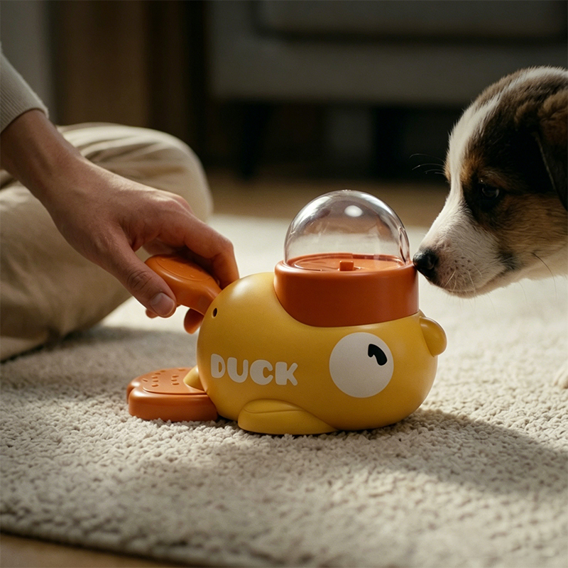 Dog Puzzle Feeder Toy - لعبة تفاعلية للكلاب 2 في 1،