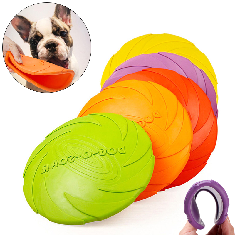 Flying Disc Dog Training Toy - لعبة تدريب الكلاب الكبيرة من TPR،