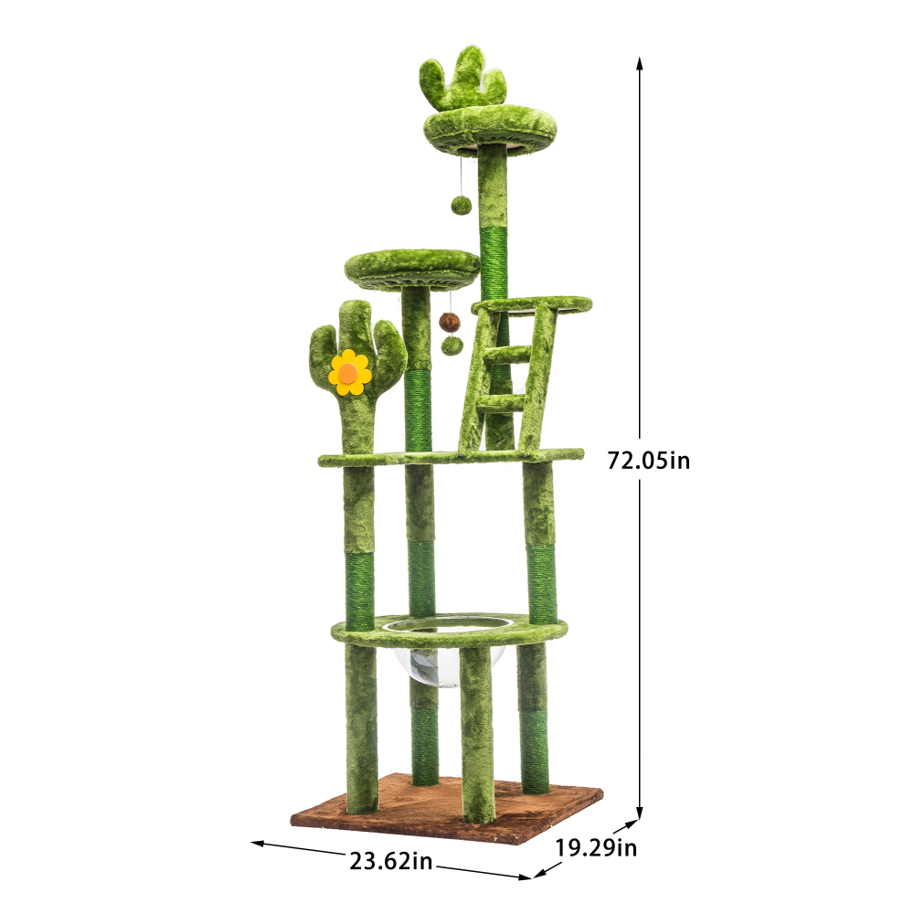 برج قطط على شكل صبار بارتفاع 7 - مراجعة Cat Toys وسعره