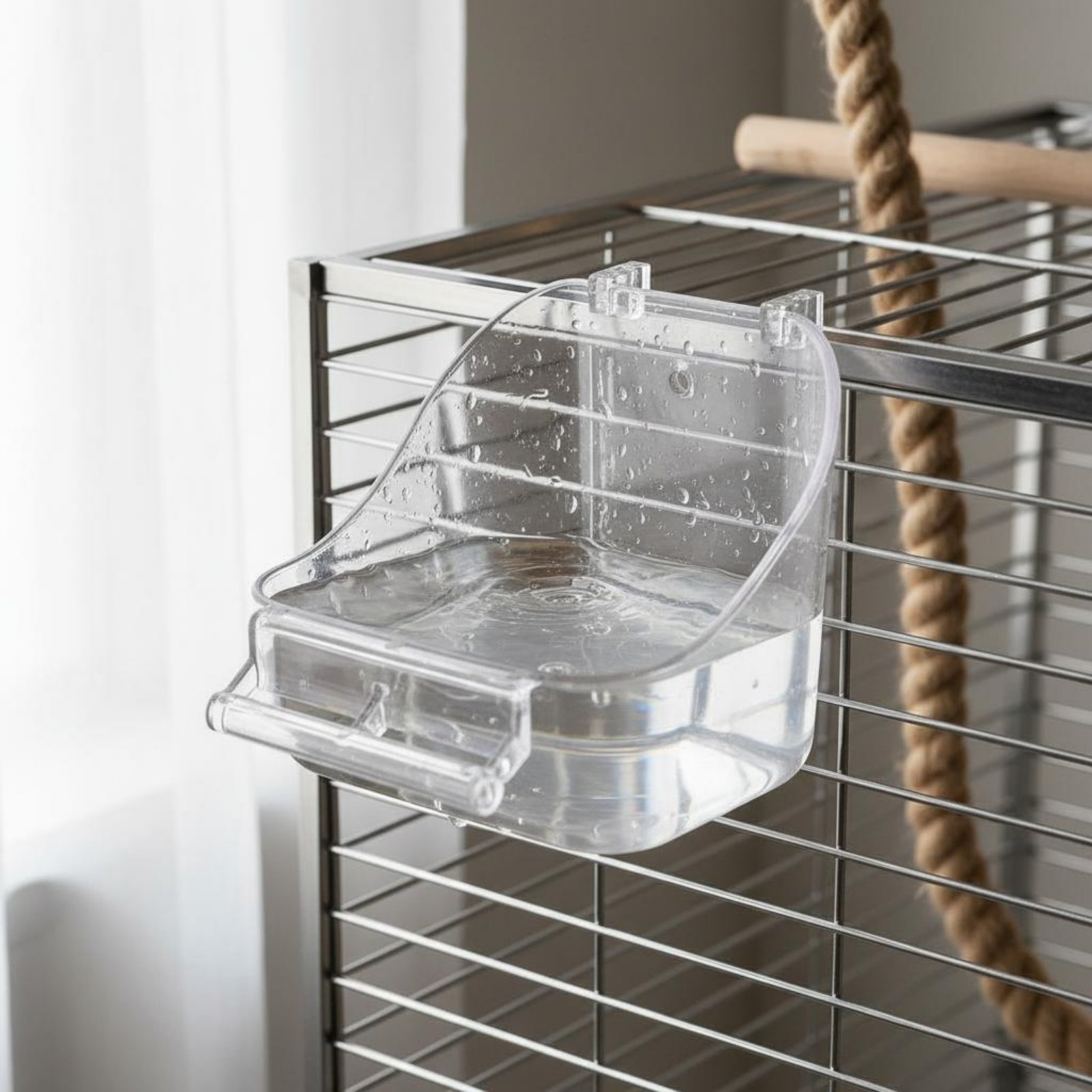 وعاء طعام للطيور قابل للإزالة  - مراجعة Pet Feeders وسعره