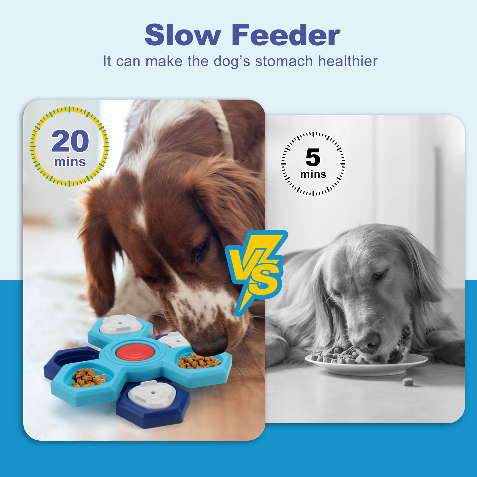 ألعاب تدريب الكلاب التفاعلية،  - مراجعة Dog Puzzle Feeder Toy وسعره