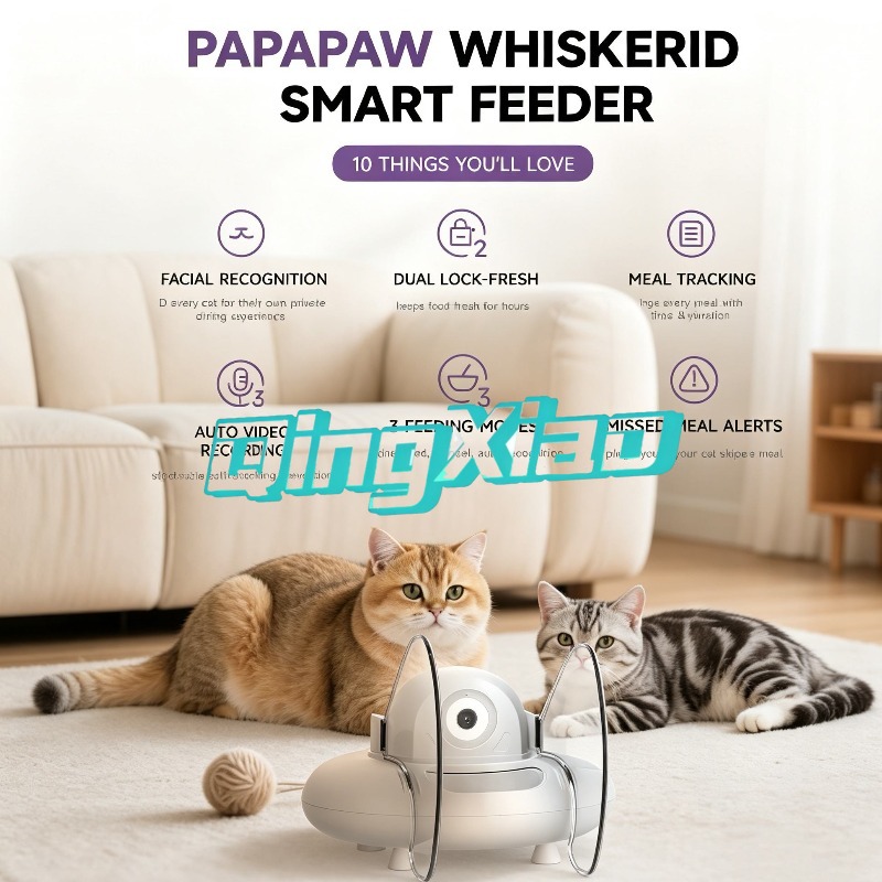 جهاز تغذية القطط الذكي بالذكاء - مراجعة Pet Feeders وسعره
