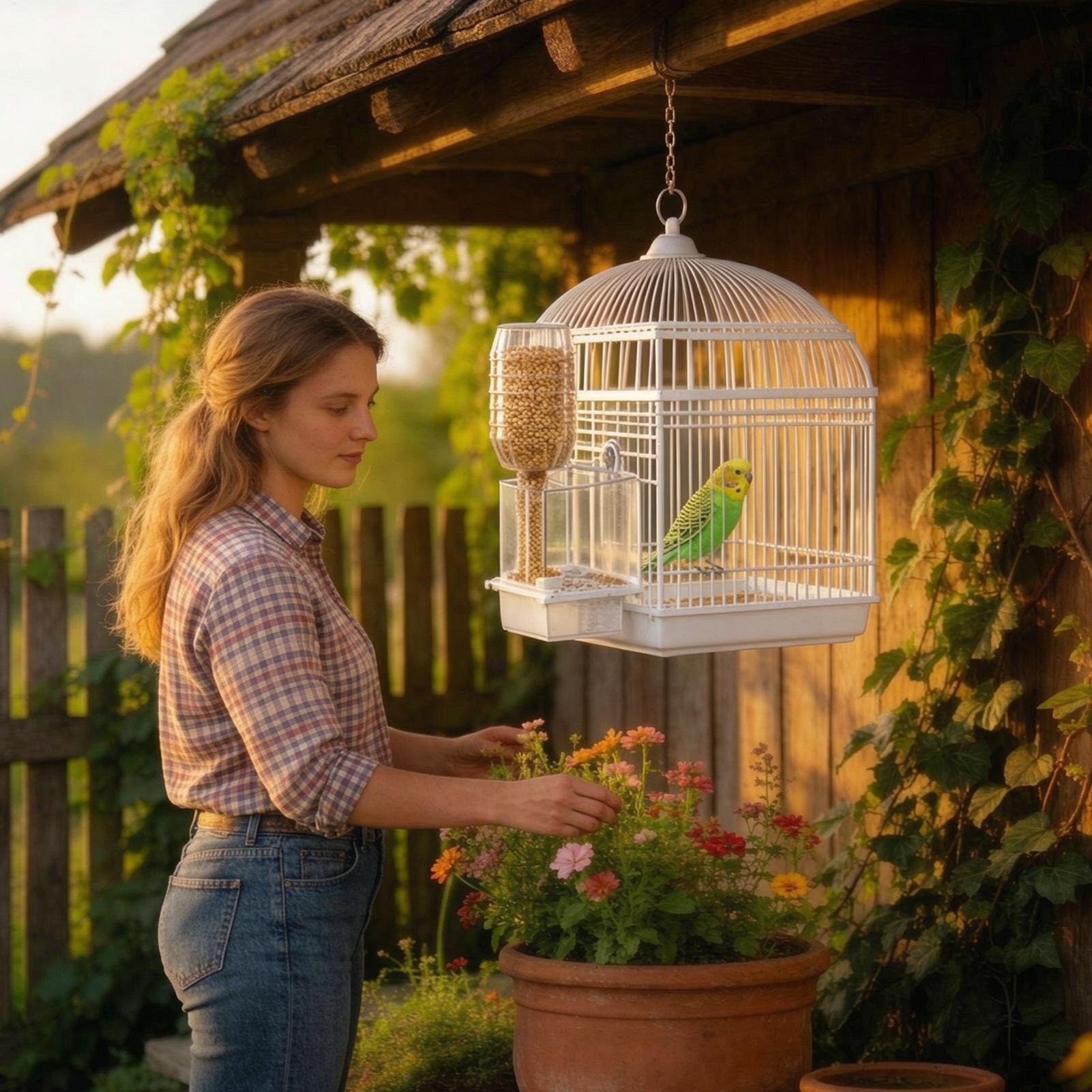 موزع طعام أوتوماتيكي للطيور، م - مراجعة Pet Feeders وسعره