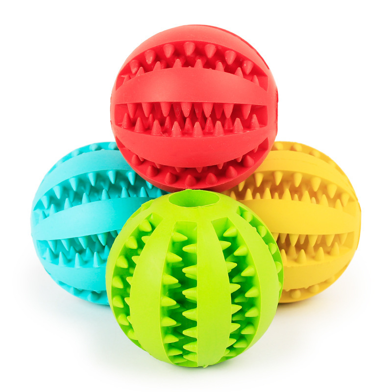 كرة مطاطية للكلاب الأليفة لتوز - مراجعة Rubber Treat Dispensing Dog Toy وسعره