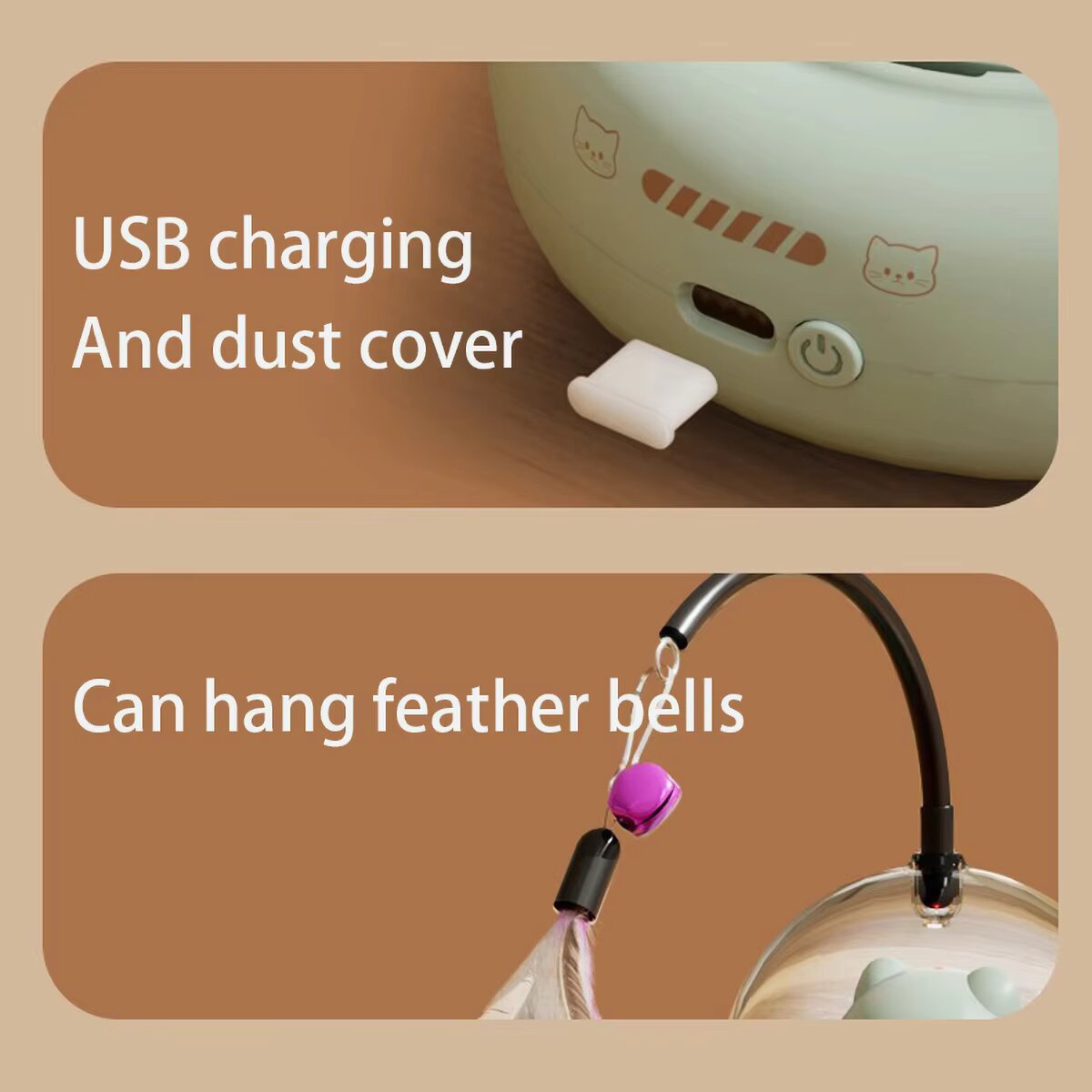 روبوت تسلية القطط الأوتوماتيكي - مراجعة Laser Pointer Cat Toy Automatic وسعره