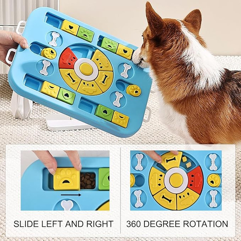 لعبة ألغاز تفاعلية للكلاب الكب - مراجعة Dog Puzzle Feeder Toy وسعره