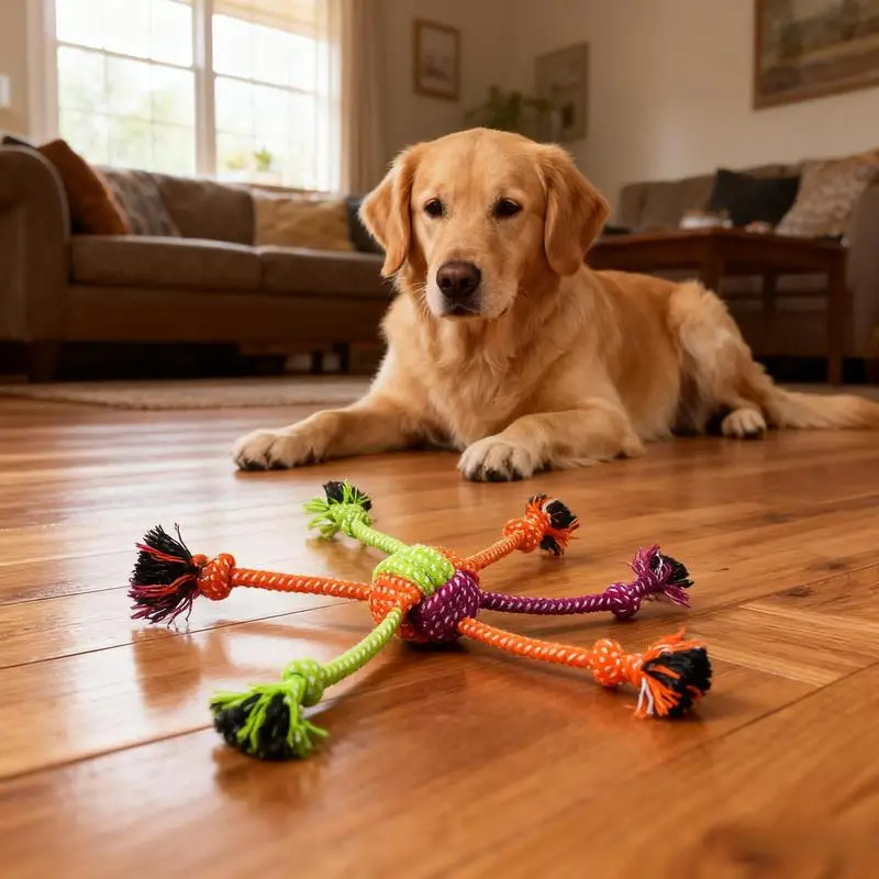لعبة مضغ متينة للكلاب على شكل  - مراجعة Dog Rope Toy Aggressive Chewers وسعره