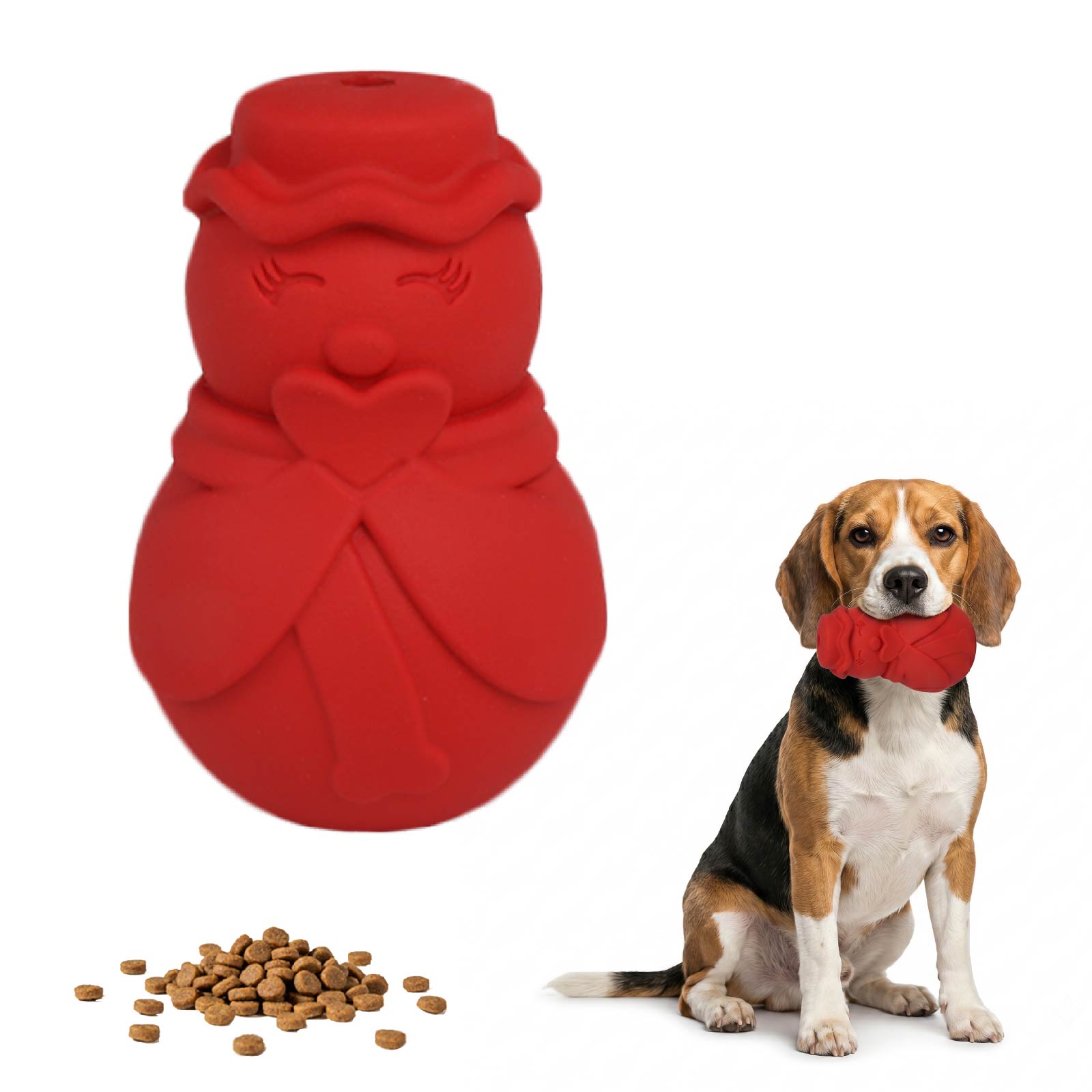 لعبة ألغاز على شكل رجل الثلج ل - مراجعة Rubber Treat Dispensing Dog Toy وسعره