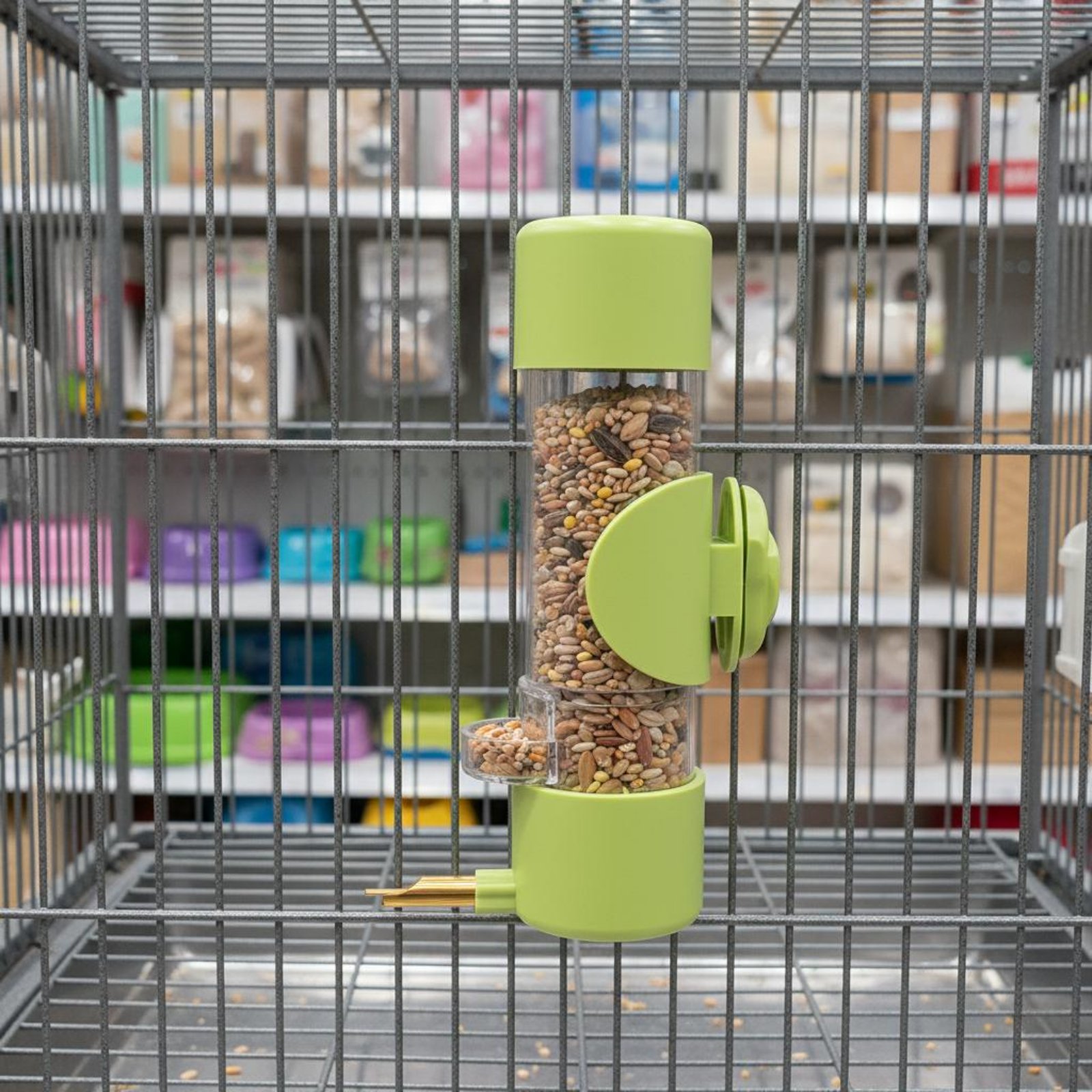 مغذي طيور مقاوم للرذاذ لا يترك - مراجعة Pet Feeders وسعره