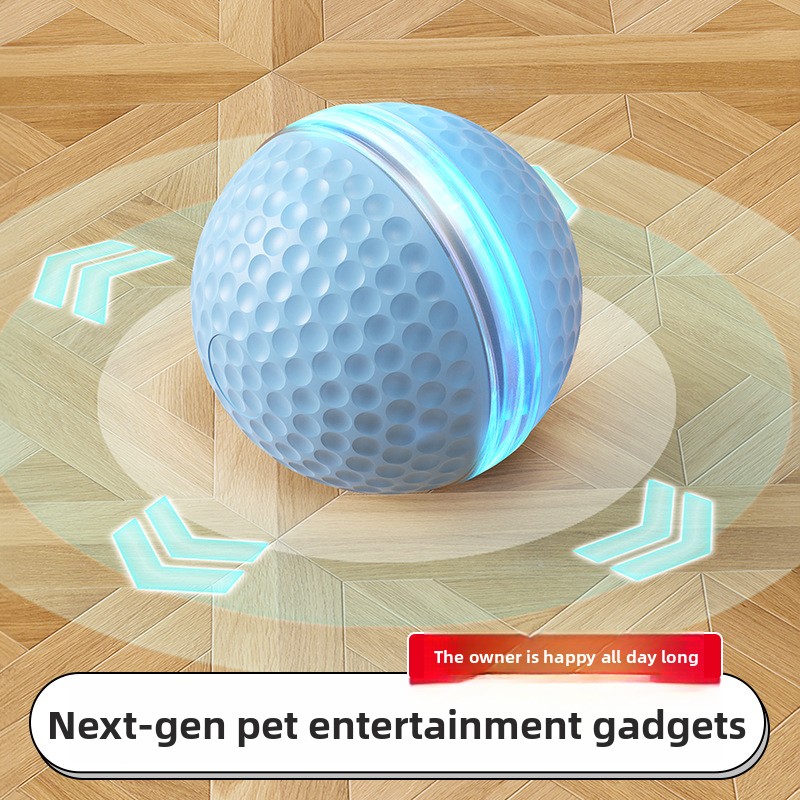 كرة كلاب كهربائية مطاطية على ش - مراجعة Automatic Moving Dog Ball وسعره