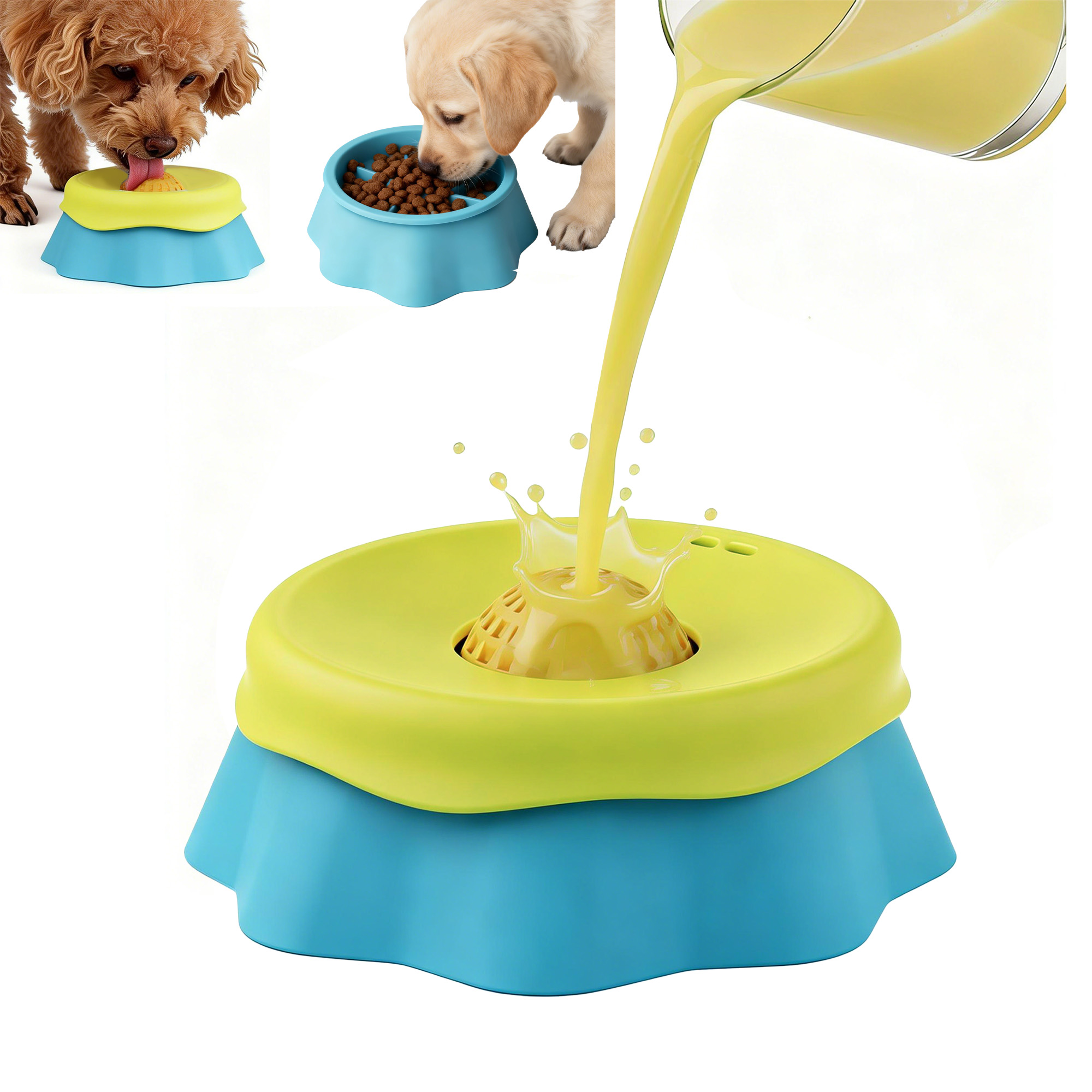 وعاء تغذية بطيء للكلاب مع كرة  - مراجعة Dog Puzzle Feeder Toy وسعره