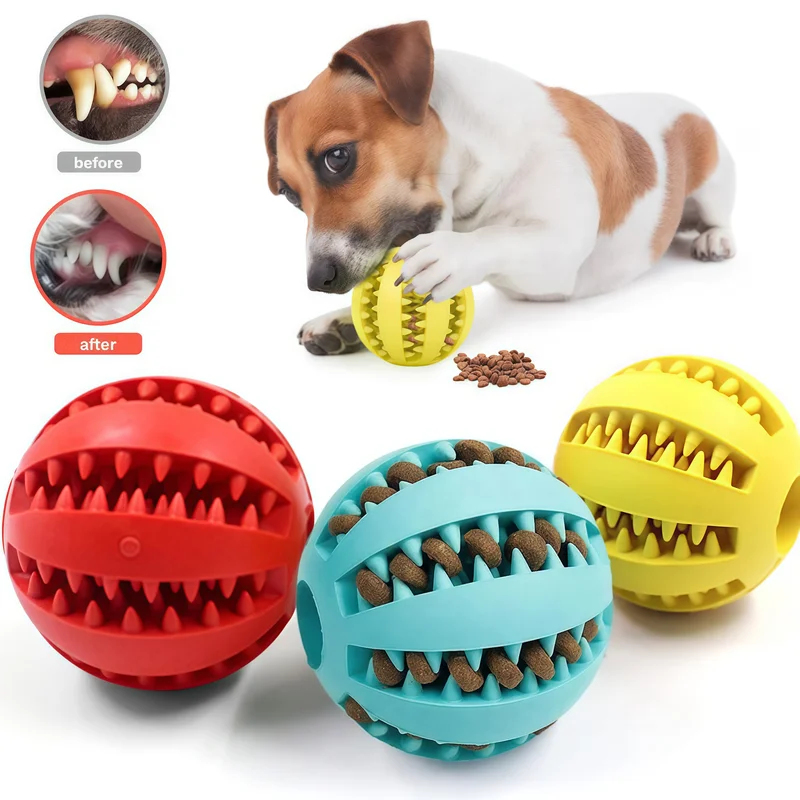 1/2 قطعة كرة لعبة للكلاب، كرات - مراجعة Indestructible Dog Chew Toy وسعره