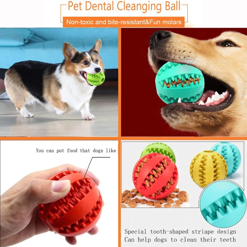 1/2 قطعة كرة لعبة للكلاب، كرات - مراجعة Indestructible Dog Chew Toy وسعره